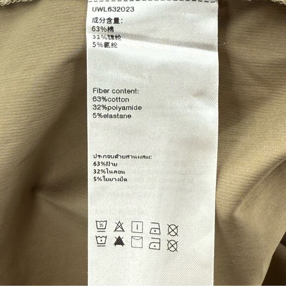 Urban Revivo Baggy Fit Cargo Pants Bungee at Waist & Ankles Cotton Blend Size 4 - Picture 8 of 9